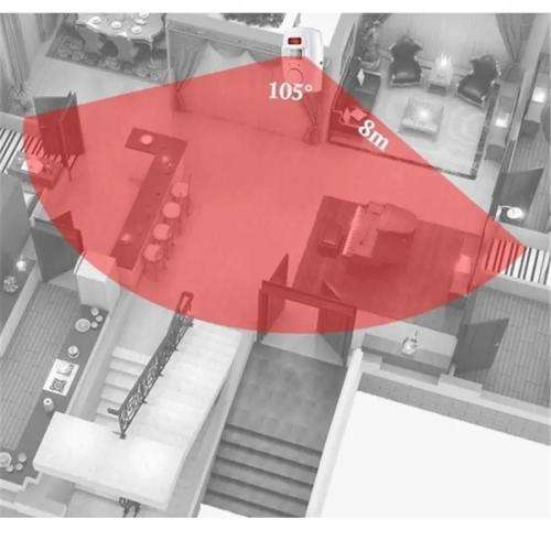 Home Security Alert Infrared Sensor Anti-theft Motion Detector Alarm Monitor Wireless Alarm System 2