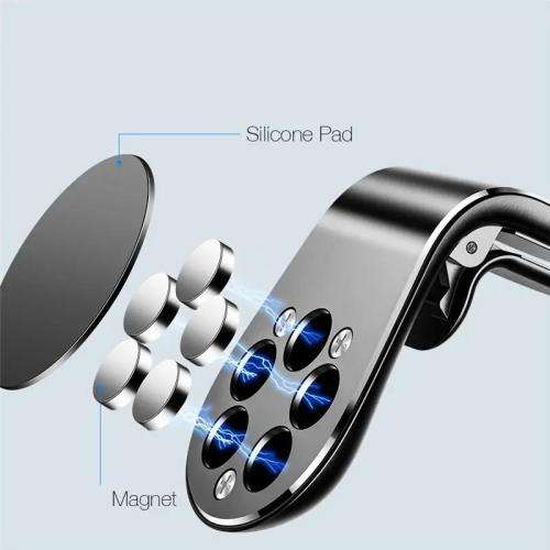 360 Degree  Mount Universal Metal Magnetic Phone Holder For Car