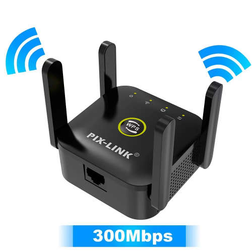 Wireless Wifi Extender Wi-Fi Amplifier 802.11N Long Range Wifi Signal Booster 2.4G