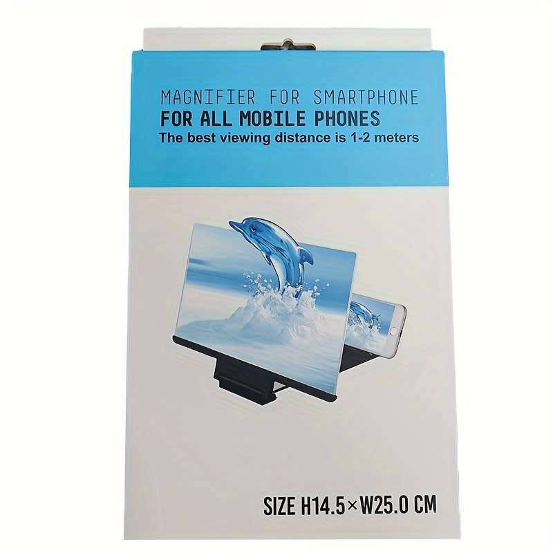 30.48cm 3D Mobile Phone Screen Magnifier Hd Video Amplifier Stand With Movie Game Magnifier Folding
