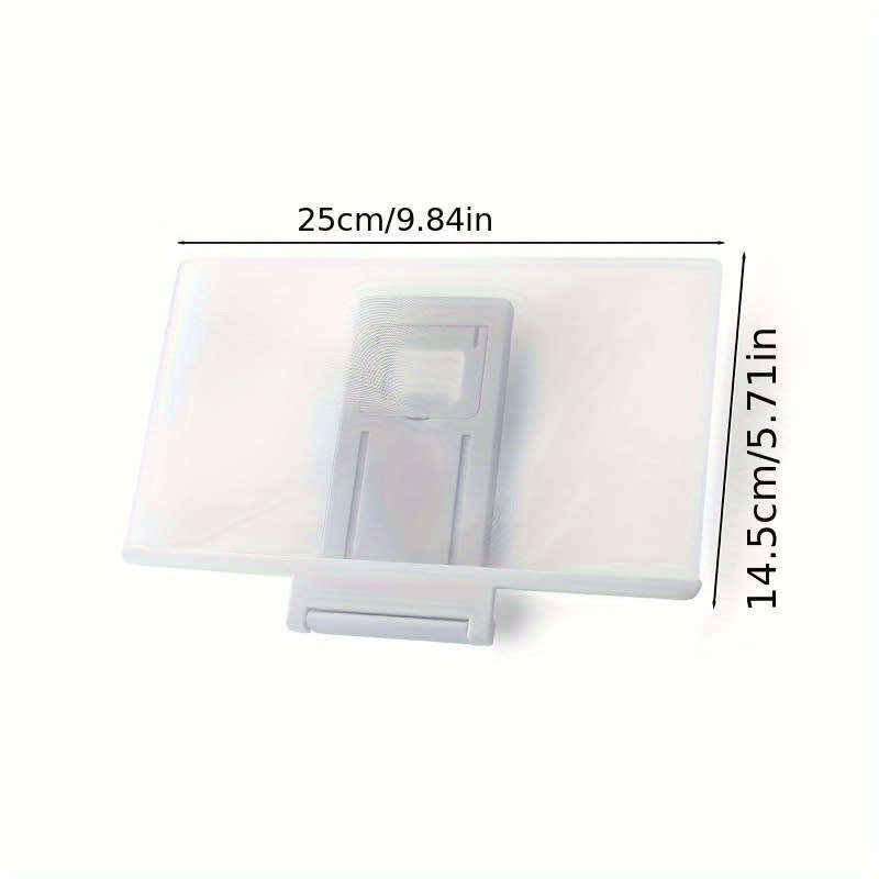 30.48cm 3D Mobile Phone Screen Magnifier Hd Video Amplifier Stand With Movie Game Magnifier Folding
