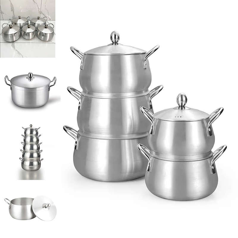10-Piece Aluminum Pot Set Aluminum Pot Set