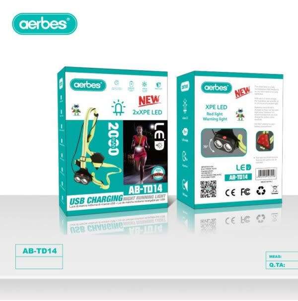 Rechargeable Running Chest Strap Light