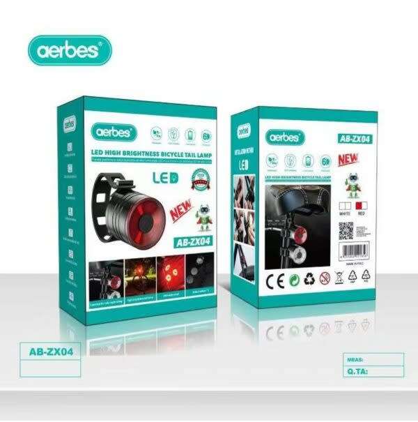 Bicycle Taillight And Headlight 250Mah