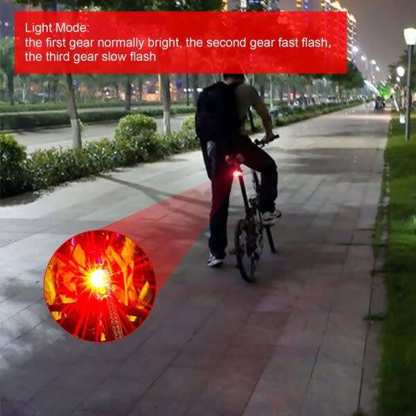 Bicycle Taillight And Headlight 250Mah