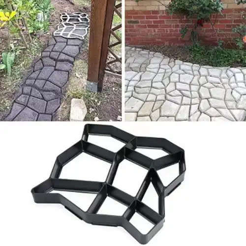 Stylish Floor Tiles, Cement, Granite Plastic Molds, Pastoral Concrete Paving Molds