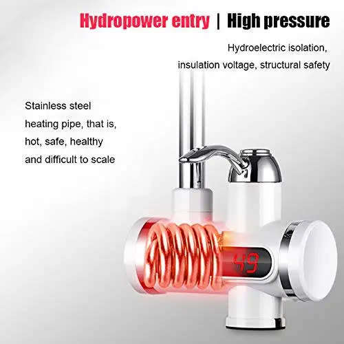 Electric Faucet 360 Degree Rotating Hot And Cold Water Instant Heating Appliance