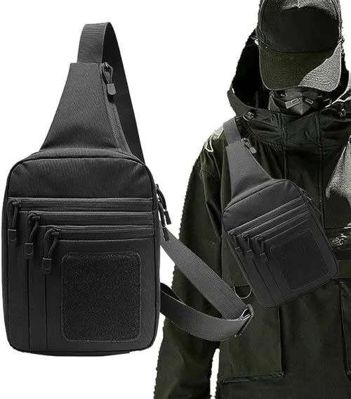 An Attractive Waterproof Chest Bag With Multiple Pockets For Leisure Travel