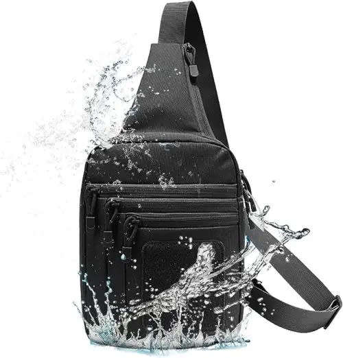 An Attractive Waterproof Chest Bag With Multiple Pockets For Leisure Travel