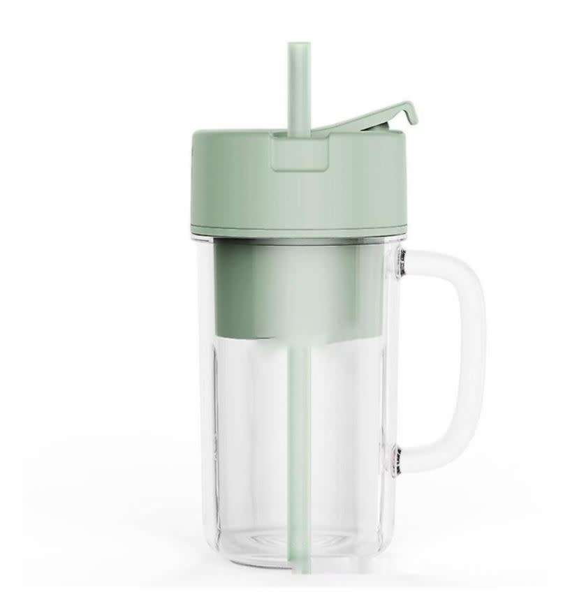 Portable Rechargeable Handheld Juice Blender Cup With Straw 500Ml