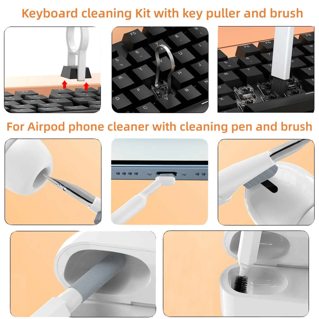 All-In-One Keyboard Cleaning Kit, 20-In-1 Laptop Phone Screen Cleaning Kit, Keyboard Cleaning Kit Wi