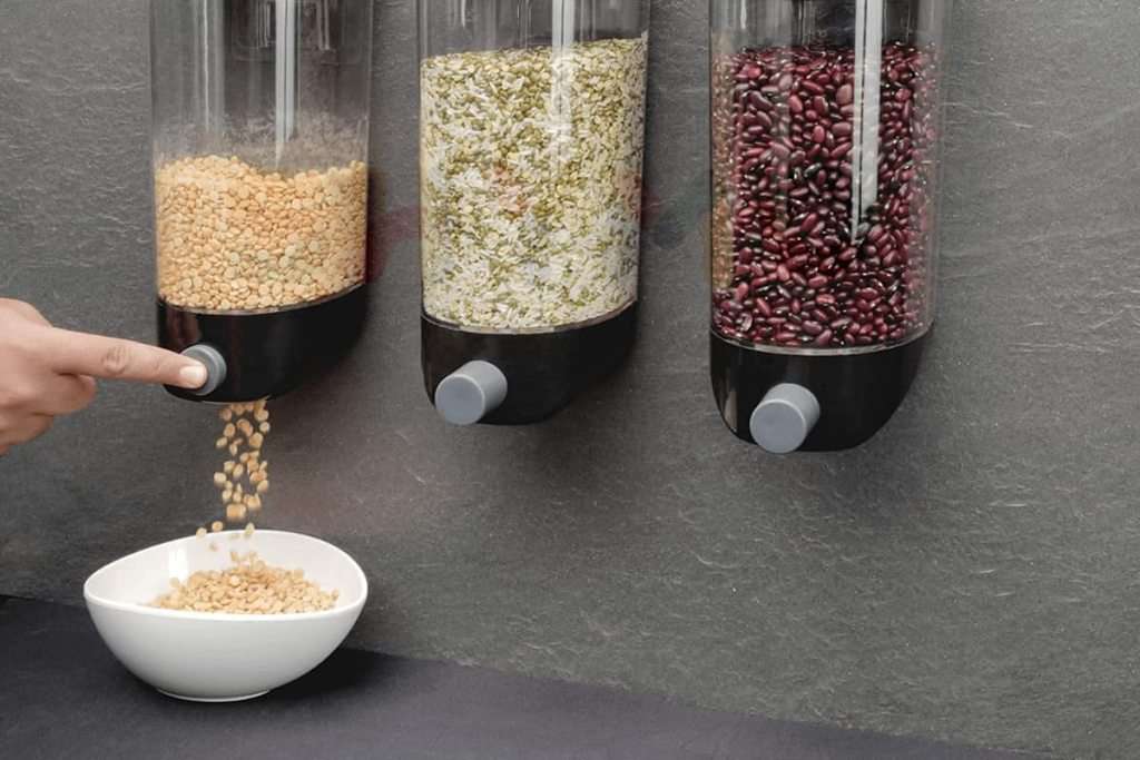 Button Wall-Mounted Container, Save More Space On Kitchen Counter, Table, Drawer, Desk, Cabinet, Kit