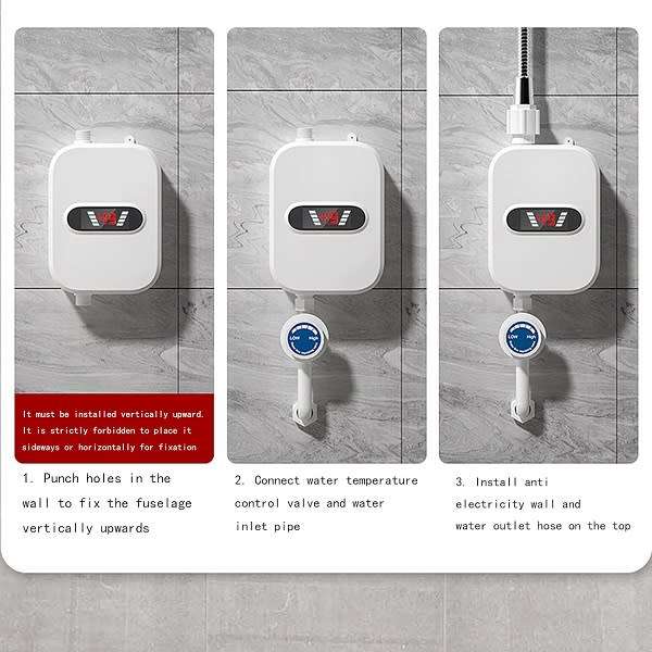 Tankless Water Heater Shower Set