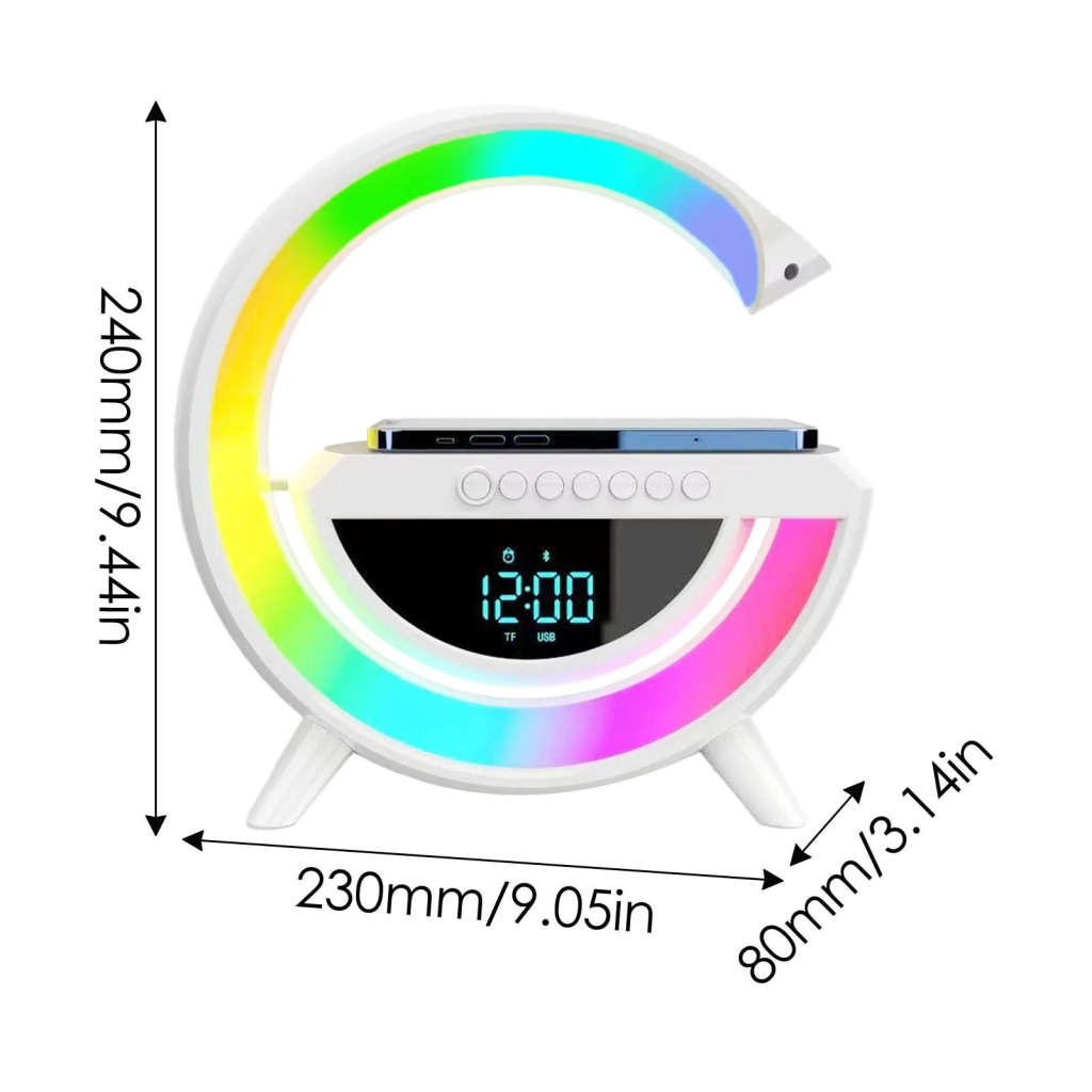 Smart Light Speaker With Wireless Charger
