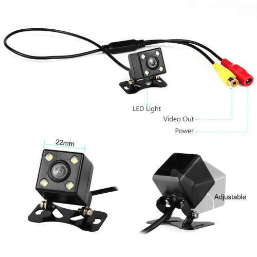 Car Safety Rear View Reversing Camera Parking Reversing Camera Led Night Vision