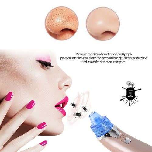 Easy To Use Vacuum Negative Pressure Acne Pore Cleansing Tool Blackhead Massager