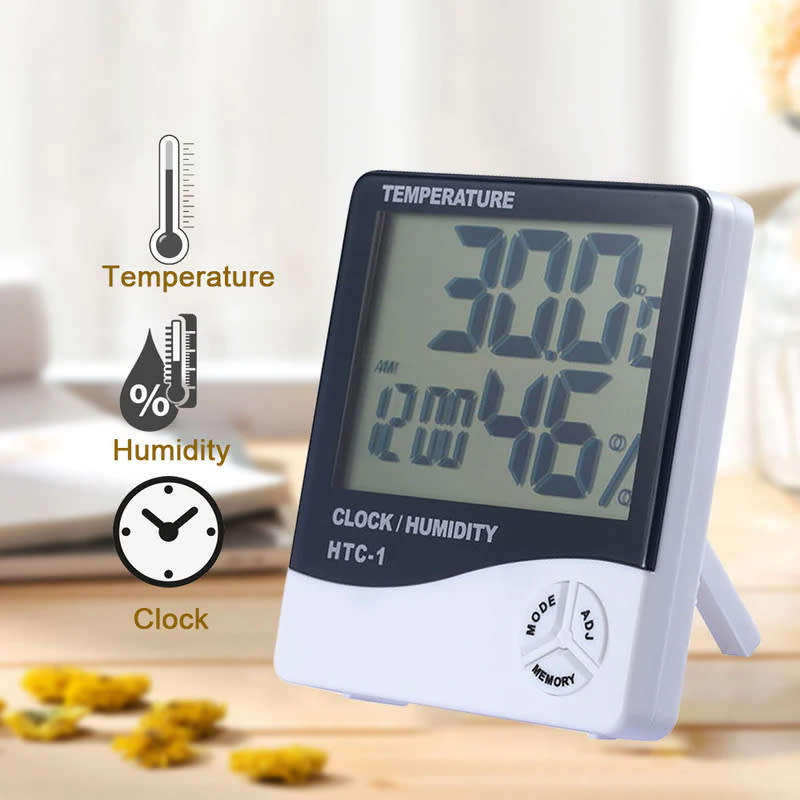 Thermohygrometer And Clock