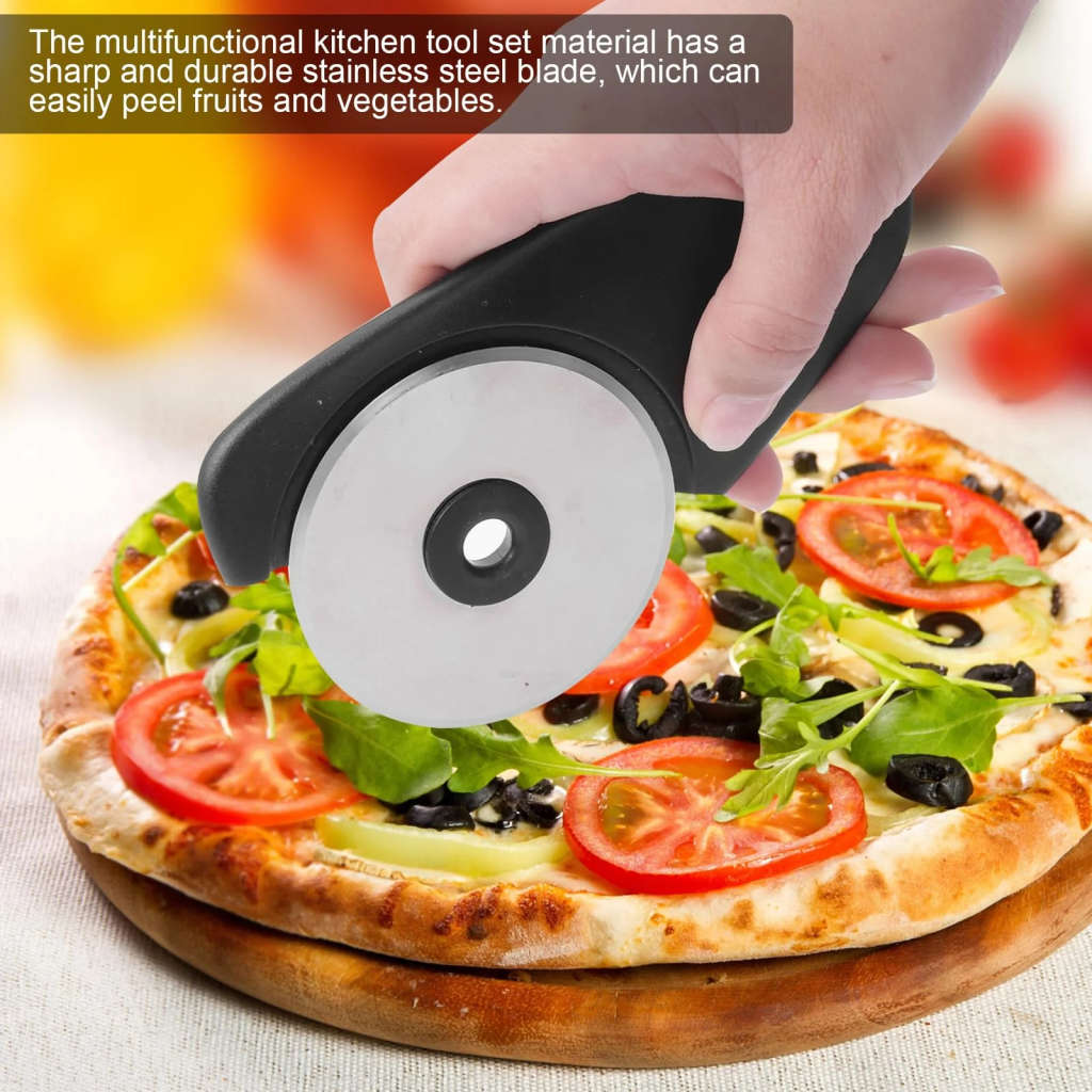 Ultra Portable Kitchen Helper, Peeler, Camping Accessories, Bottle Opener, Pizza Cutter, Fruit And V
