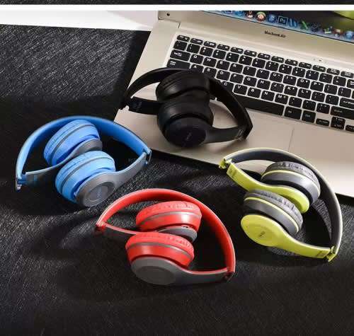 Super Cool Bluetooth Headset, Wireless Headset, Folding Headset (Random Color)