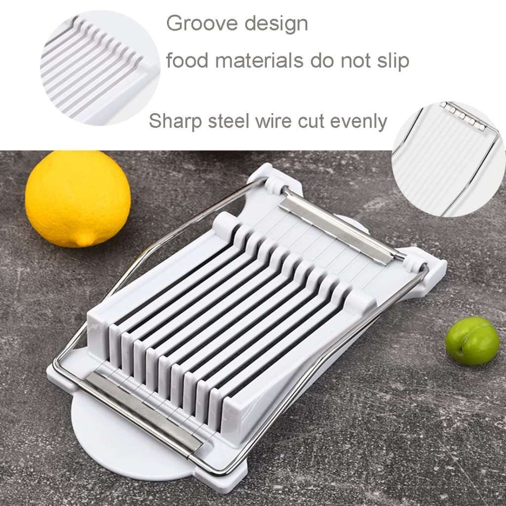Super Convenient Spam Slicer, Luncheon Meat Slicer, Multipurpose Stainless Steel Wire Egg Slicer, To