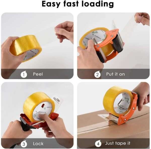 Heavy-Duty Packing Tape Holder (Random Color)