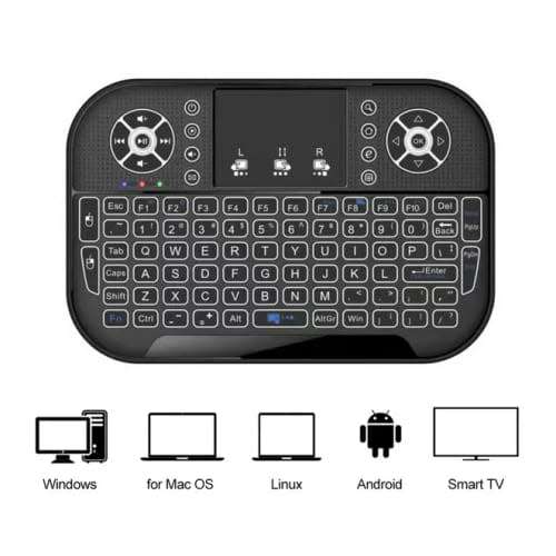 Portable Combo Mini Wireless Keyboard 2.4Ghz Remote Control Keyboard With Touchpad