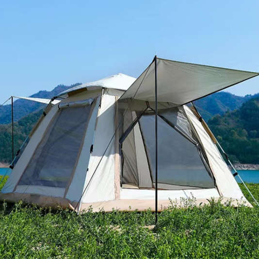 4-Person Tent, Super Large Space, High Quality And Convenient Four-Corner Tent