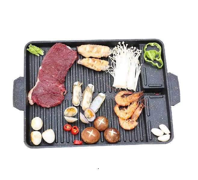Rectangular Griddle For Portable Stovetop