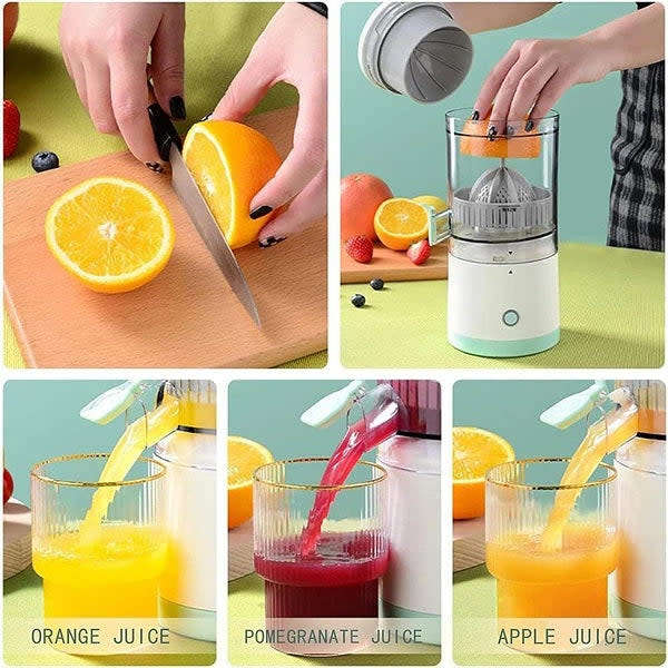 Convenient Rechargeable Citrus Juicer