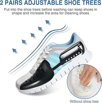 Convenient Washing Machine Shoe Bag With Adjustable Shoe Tree