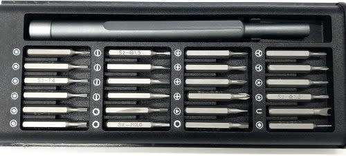 Multifunctional 24 In 1 Magnetic Precision Screwdriver Set Electronic Glasses And Watch Repair Tool