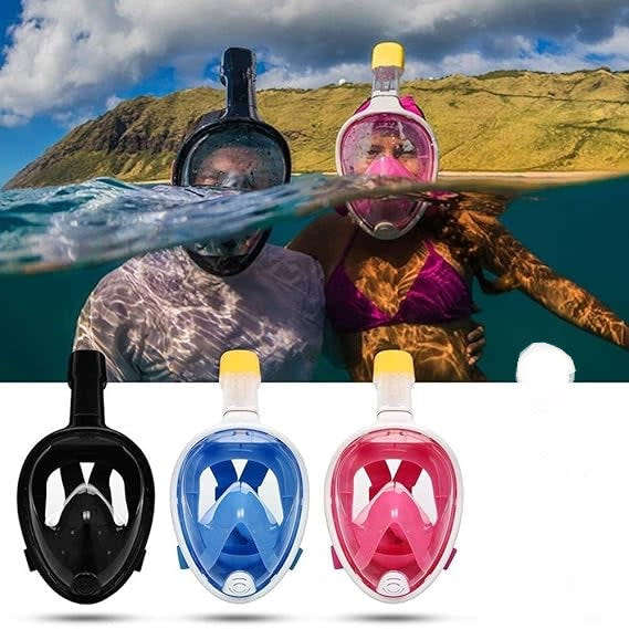 Portable Full Face Snorkeling Mask