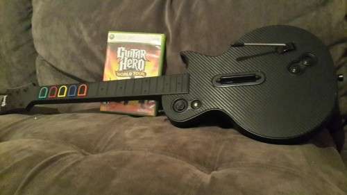 Guitar Hero World Tour + Guitar  XBOX 360