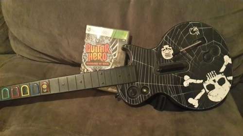 Guitar Hero Warriors Of Rock + Guitar  XBOX 360