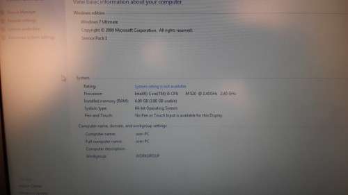 HP ELITEBOOK 8440p i5 *Free postnet to postnet shipping*