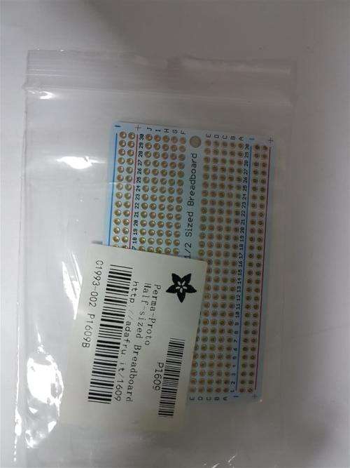 Adafruit Perma-Proto Half-sized Breadboard PCB - Single