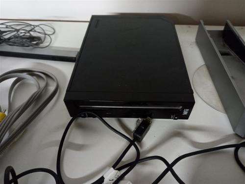 Wii Black Console with 2 x Remotes and all cables