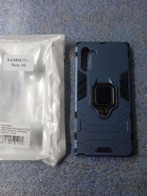 Favorable Impression Tiger Armor case Samsung Note 10 Navy