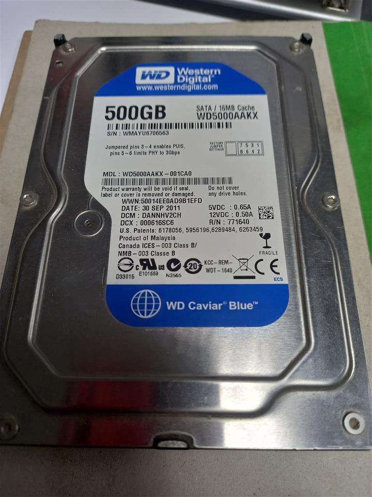Western Digital 500GB Hard Drive