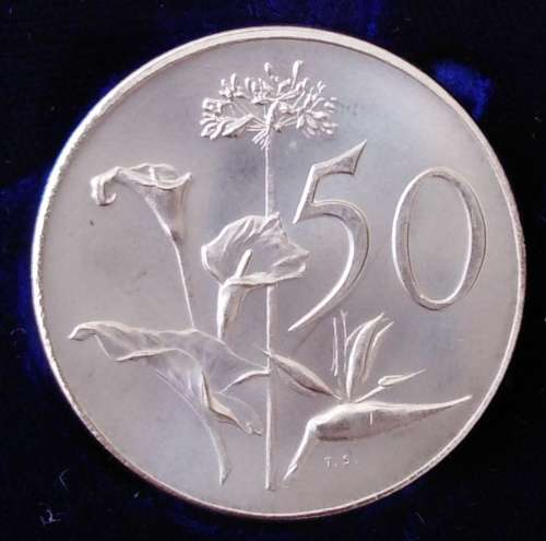 1965 AFRIKAANS Proof 50c