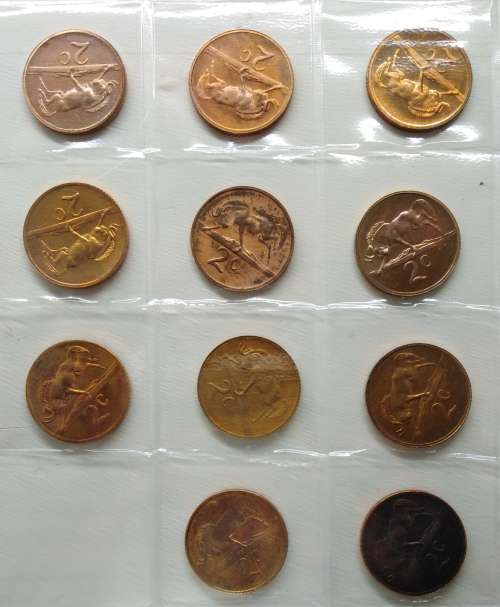 Lot 2c Proof Coin set