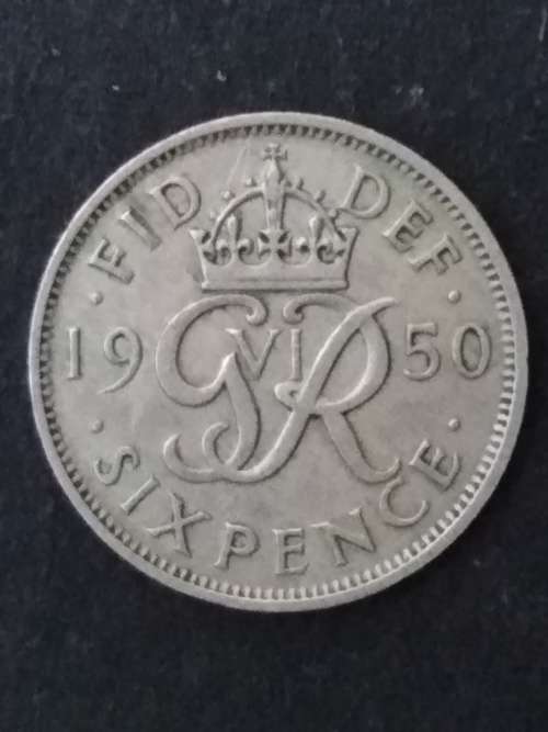 1950 Great Britain Six Pence