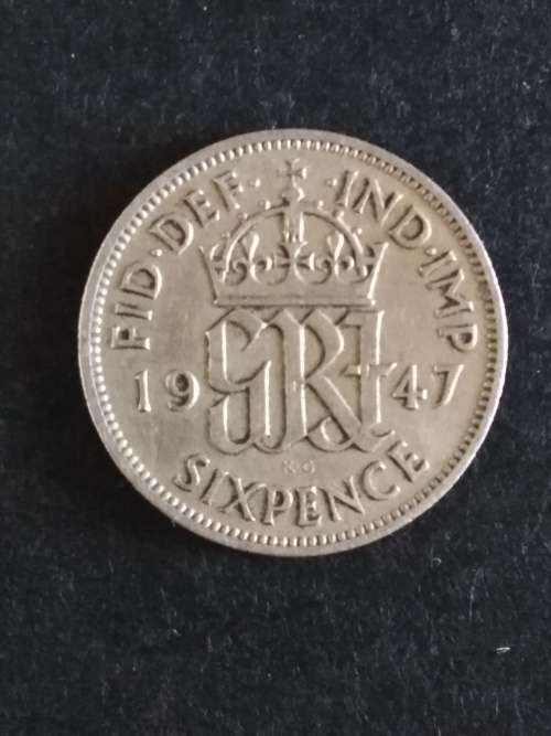 1947 Great Britain SixPence