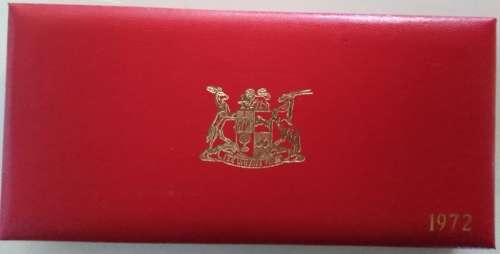 (Auction) 1972 Proof Set in Red SAM Box, Silver R1 - No Gold