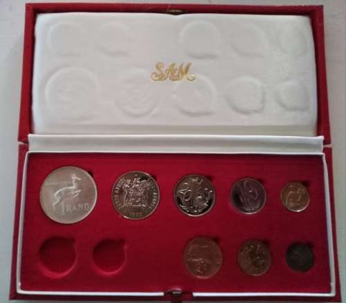 (Auction) 1972 Proof Set in Red SAM Box, Silver R1 - No Gold