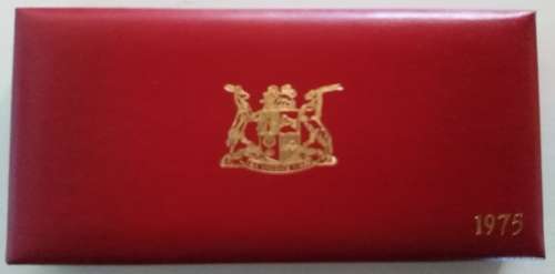 (Auction) 1975 Proof Set in Red SAM Box, Silver R1 - No Gold