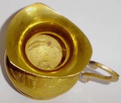 Small Brass Jug.   Parts lathe turned.