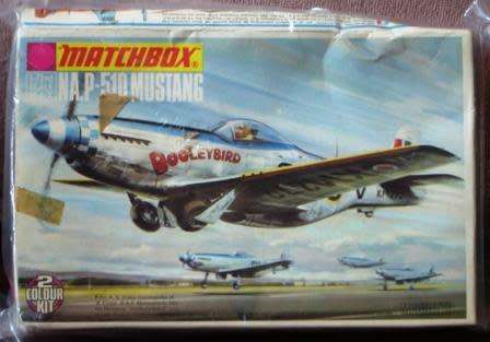 Matchbox NA.P-51D Mustang.   1975