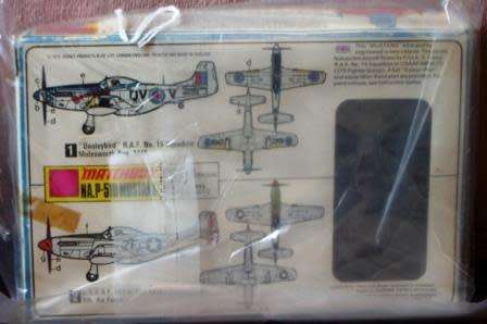 Matchbox NA.P-51D Mustang.   1975
