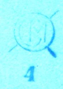 Vintage Blue Enamel Basin.  Made by Glud & Marstrand Denmark